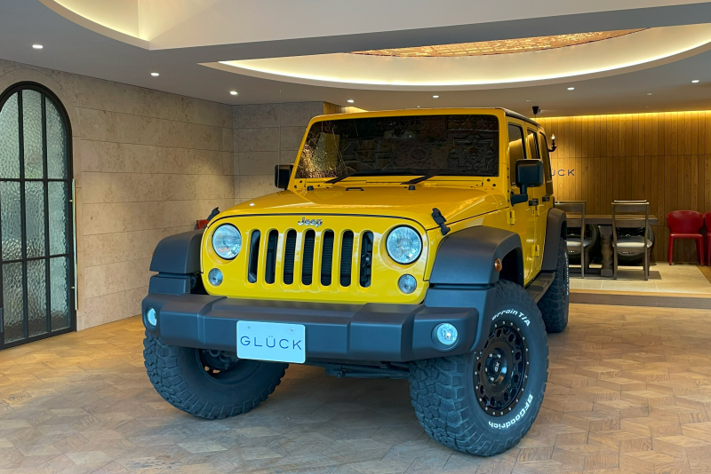 ジープ ラングラー アンリミテッド スポーツ 4WD　リフトアップ   Mud‐TerrainT/A 17インチKMCホイール フリーダムトップ サイドステップ ナビゲーションシステム ナンバー移設