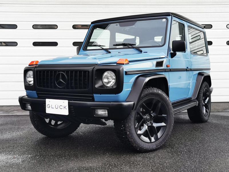 20インチベンツ③ メルセデスベンツ Gクラス G320ショート チャイナブルー ワイド タイヤ・ホイール