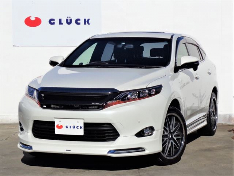 トヨタ ハリアー エレガンス4wd ゴールデンウィークフェア期間限定お買得プライス パノラマサンルーフ 黒革シート アルパイン9型ナビ モデリスタエアロ Gluck Mito グルック水戸 アメ車 中古車 検索サイト エーカーライフ Com