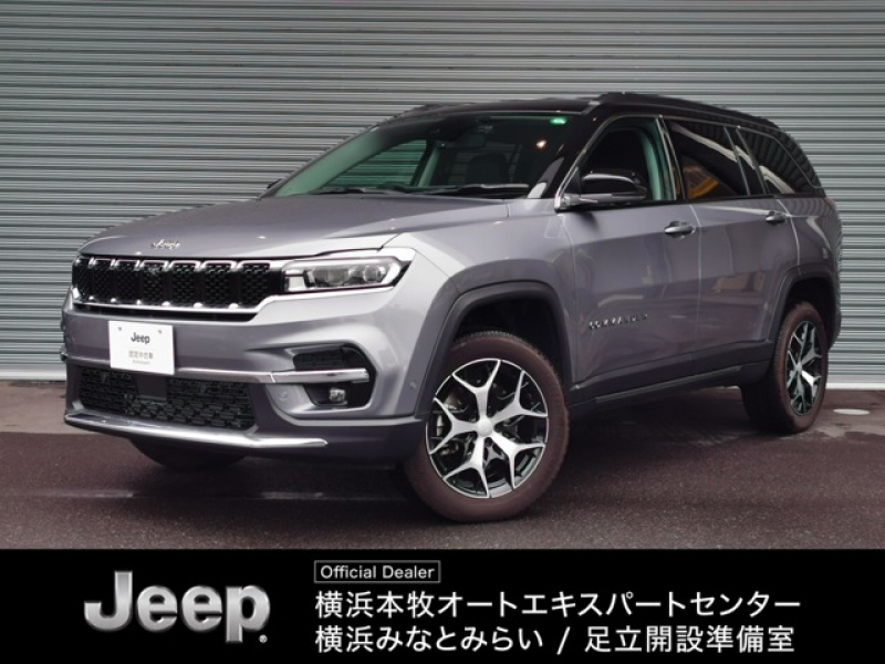 ジープ コマンダー リミテッド 4WD ディーゼルターボ　4WD　ACC CarPlay　AppleMusic　LEDヘッドライト　純正ナビ10.1インチ　ナビ360度カメラ　3列レザーシート　7人乗り  認定中古車