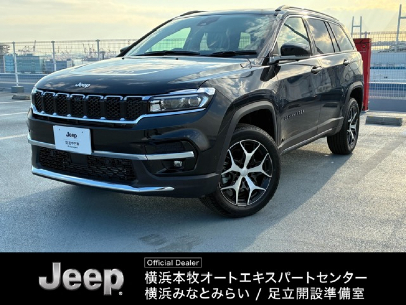 ジープ コマンダー リミテッド 4WD　認定中古車　　3列シート　ディーゼル 　360度カメラ　ACC AppleCarPlay AndroidAuto ナビ10.1インチ　パワーシート　シートヒーター　ステアリングヒーター　純正ホイール18インチ　ETC2.0