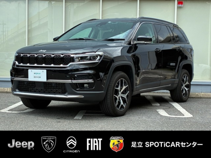 ジープ コマンダー リミテッド ディーゼルターボ 4WD　リミテッド　ワンオーナー　4WD　ACC　ディーゼルターボ　CarPlay　AppleMusic　LEDヘッドライト　純正ナビ10.1インチ　ナビ360度カメラ　3列レザーシート　7人乗り 認定中古車