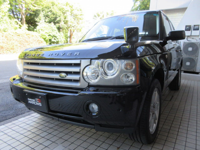 ランドローバー レンジローバー 4 4ヴォーグ 本革 Sr 純正ナビ 19aw 06年モデル Aj4 4v8エンジン 法人ワンオーナー車 正規ディーラー車 右ハンドル 全正規ディーラー記録簿付 Garage Arrows アメ車 中古車 検索サイト エーカーライフ Com
